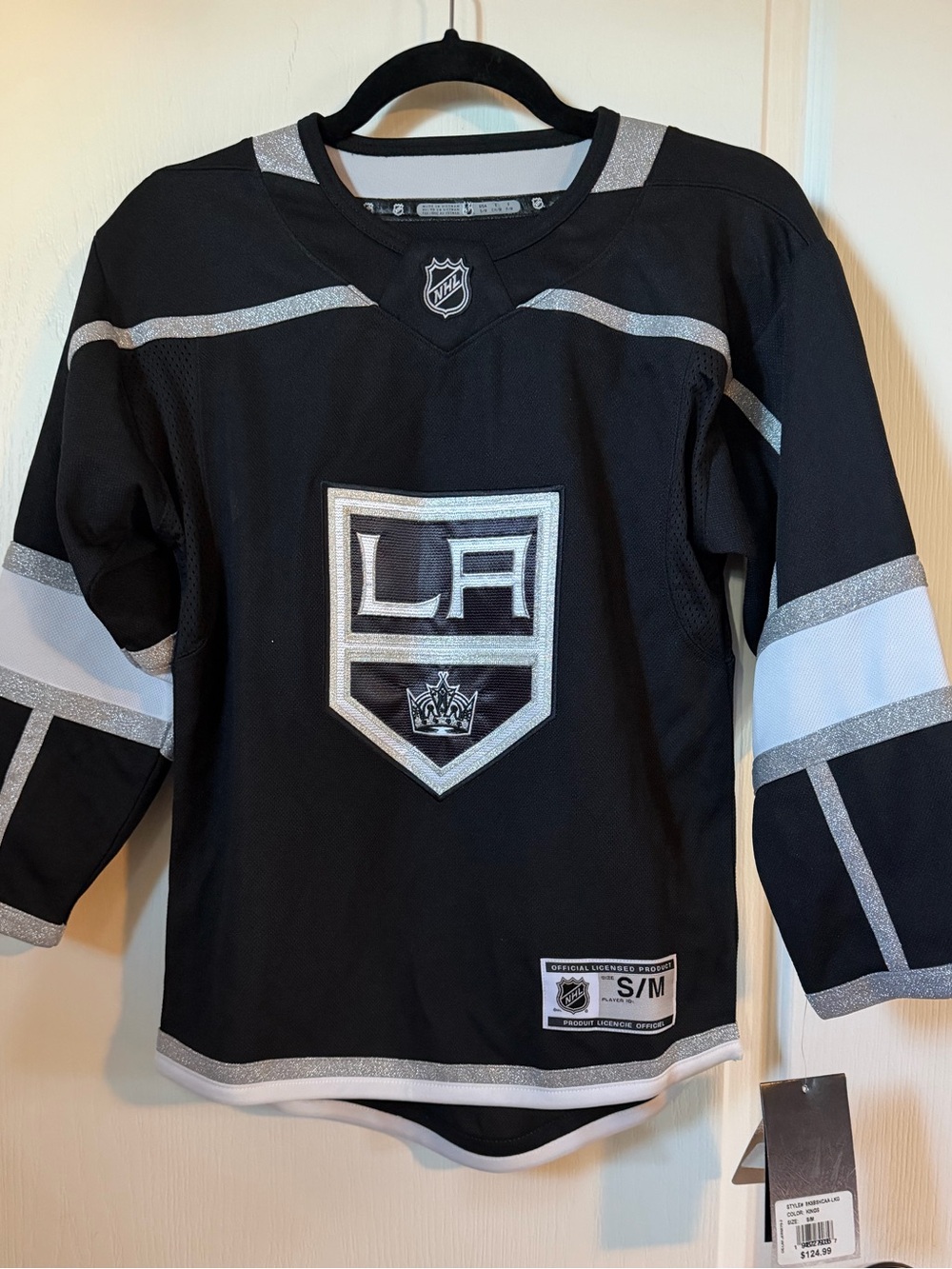 NHL Official Los Angeles Kings Kids Hockey Jersey - S/M